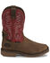 Image #2 - Justin Men's Broncy Waterproof Western Work Boots - Composite Toe , Brown, hi-res