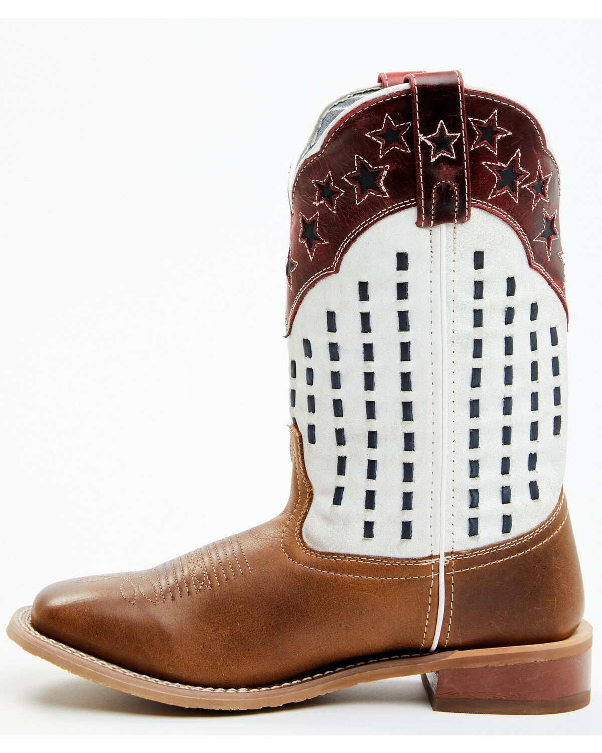 Image #3 - Laredo Women's Stargazer Western Boots - Broad Square Toe, Multi, hi-res