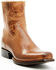 Image #1 - Moonshine Spirit Men's 8" Pancho Zipper Western Boots - Medium Toe, Brown, hi-res