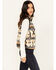 Image #2 - Idyllwind Women's Kipling Southwestern Print Sherpa Vest, Sand, hi-res