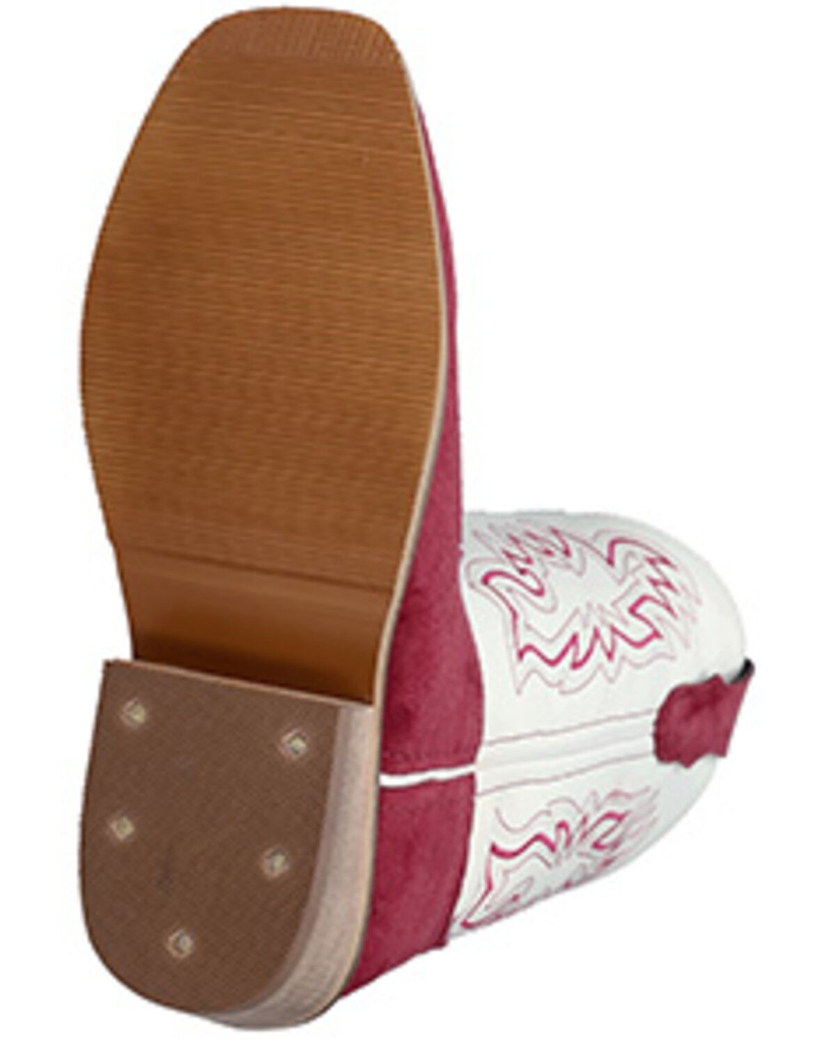 Image #7 - Smoky Mountain Girls' Whichita Western Boots - Snip Toe, Red, hi-res