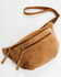 Image #2 - Shyanne Women's Suede Crossbody Bag , Brown, hi-res