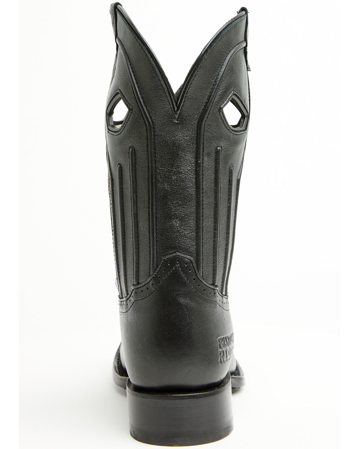 Image #5 - Phantom Rider Men's 11" Arcana Western Boots - Square Toe, Black, hi-res