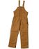 Image #1 - Dickies Men's Duck Insulated Bib Overalls, Brown Duck, hi-res