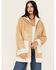 Image #3 - Shyanne Women's Reversible Faux Suede Sherpa Jacket, Off White, hi-res