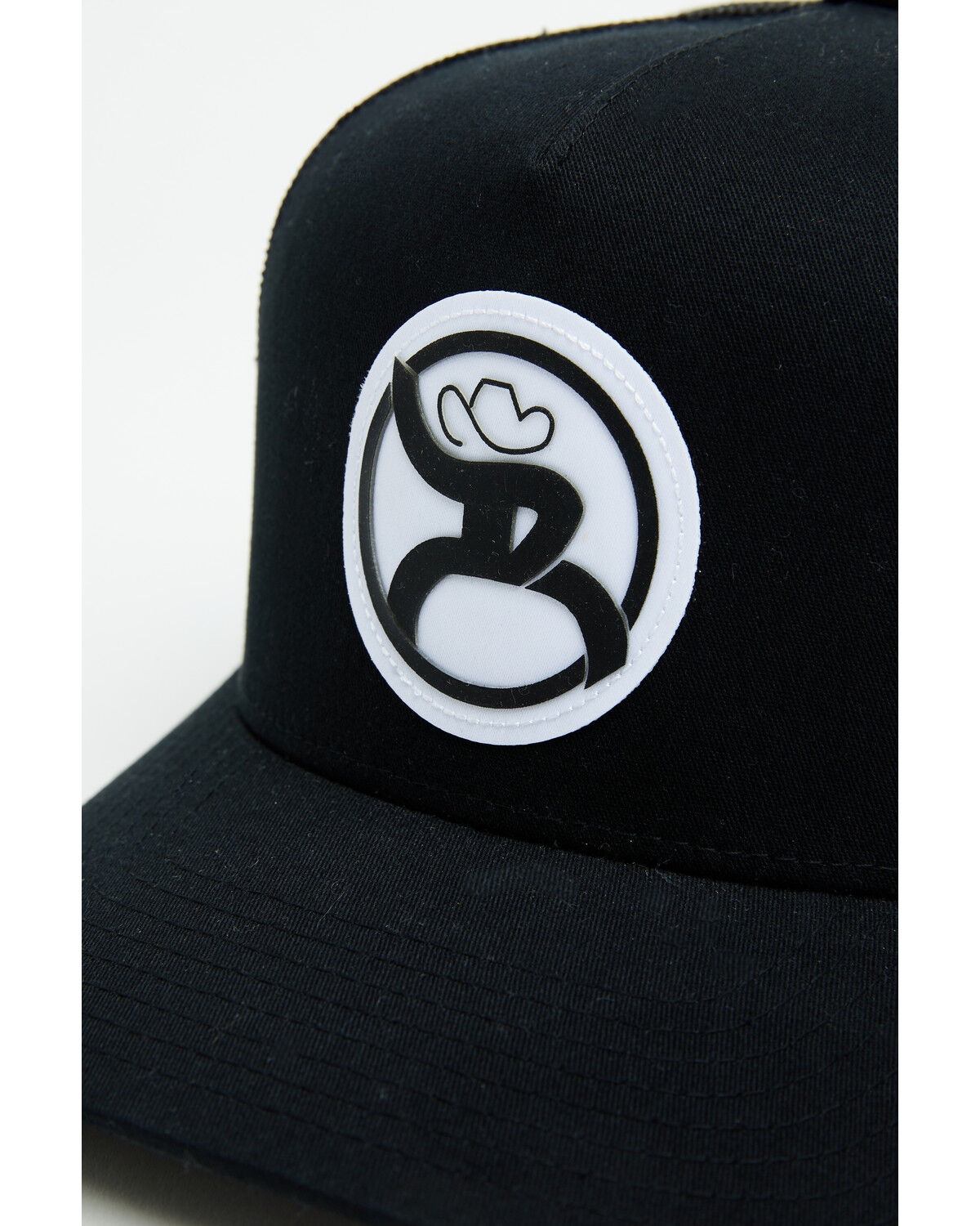 Image #2 - Hooey Boys' Roughy 2.0 Trucker Cap, Black, hi-res