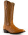 Image #1 - Ferrini Men's Colt Full Quill Ostrich Western Boots - Medium Toe, Cognac, hi-res