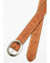 Image #2 - Cowgirls Rock Women's Floral Embossed Belt , Brown, hi-res