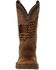 Image #5 - Durango Men's Rebel Brown Flag Western Performance Boots - Square Toe, Brown, hi-res