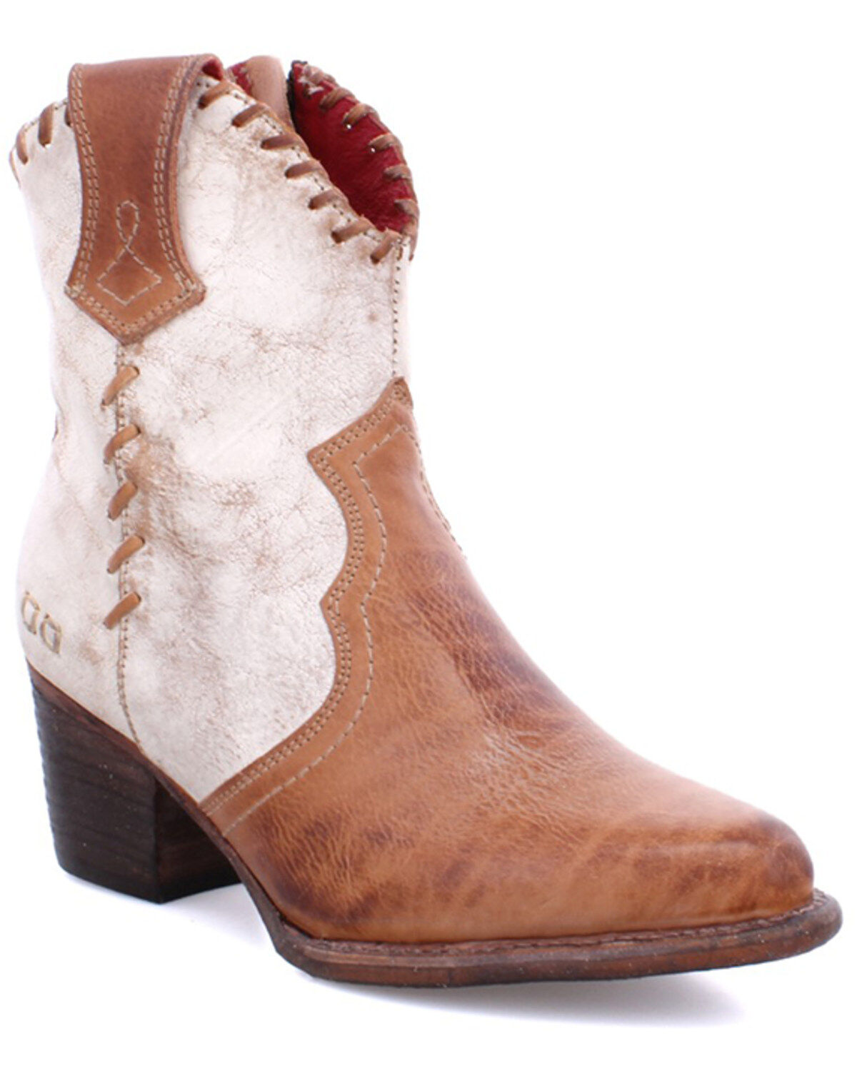 Bed Stu Women's Baila II Boots - Round Toe, Tan, hi-res