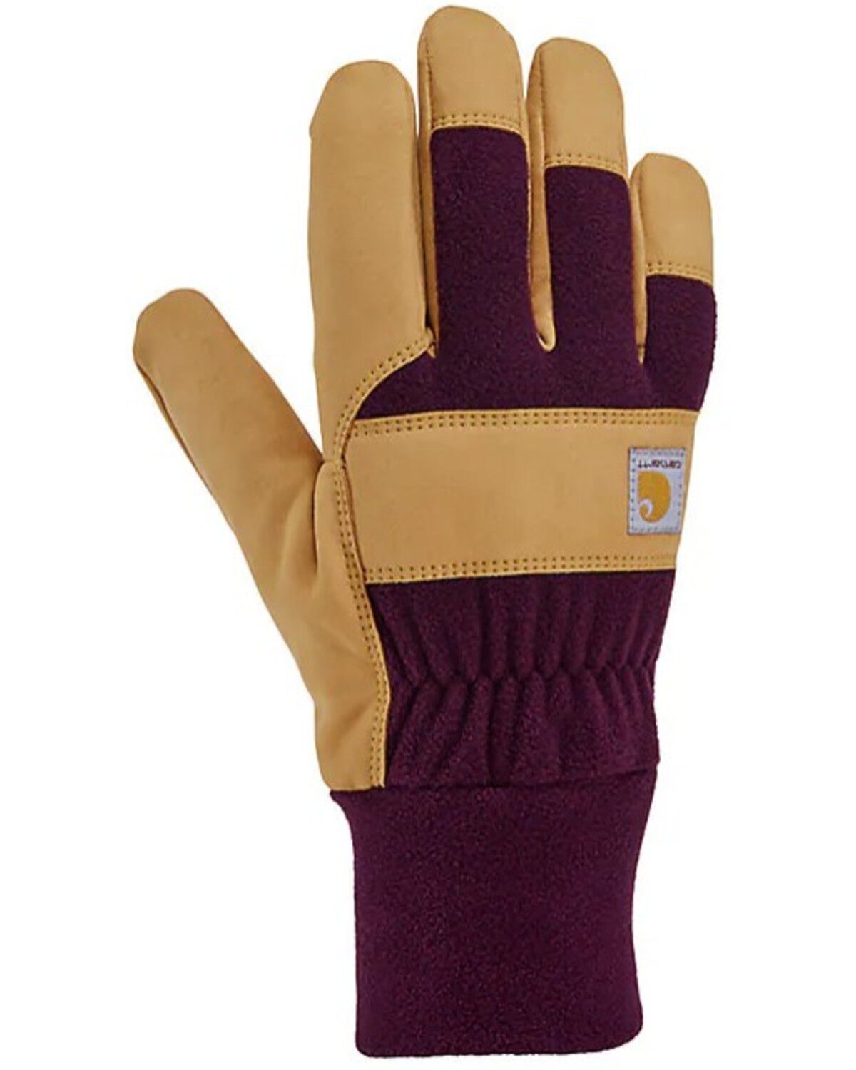 Image #2 - Carhartt Women's Wind Fighter&reg; Fleece Work Gloves, Purple, hi-res