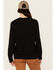 Image #4 - Carhartt Women's Relaxed Fit Midweight French Terry Crewneck Sweatshirt, Black, hi-res