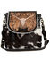 Image #1 - Myra Bag Women's Spirit of the Herd Hand Tooled Crossbody Bag , Black, hi-res