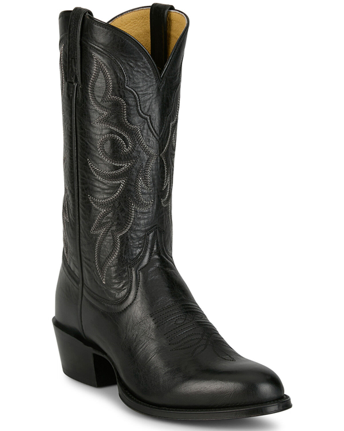 Image #1 - Tony Lama Men's Marco Western Boots - Round Toe, Black, hi-res