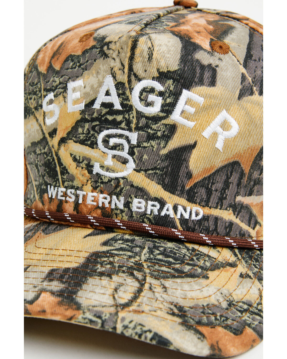 Image #3 - Seager Men's Branded Camo Print Ball Cap, Camouflage, hi-res