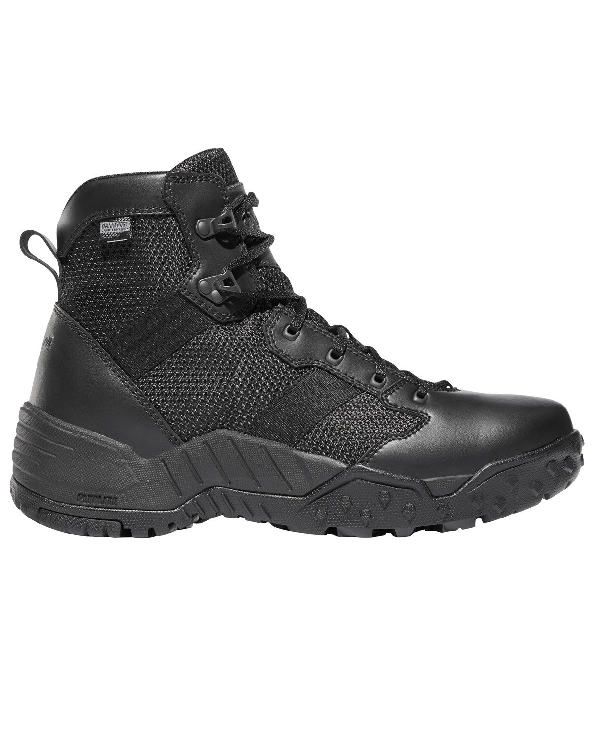 Image #2 - Danner Men's Black Scorch Side Zip 6" Boots - Soft Toe, Black, hi-res