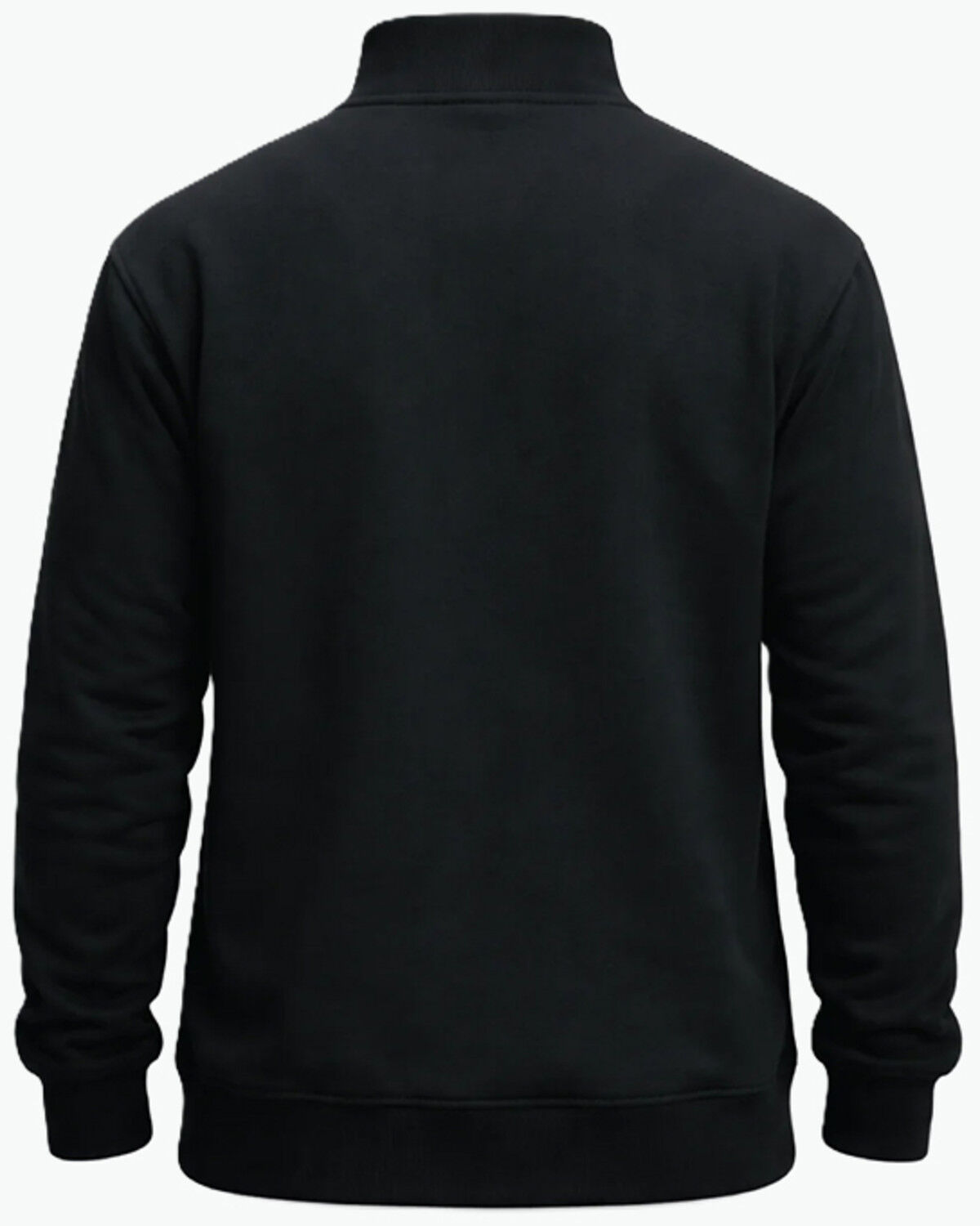 Image #2 - Forge Workwear Men's FR 1/4 Zip Work Pullover Sweater, Black, hi-res