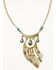 Image #2 - Shyanne Women's Desert Boheme Beaded Necklace and Earring Jewelry Set, Gold, hi-res