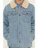Image #3 - Urban Republic Boys' Medium Wash Sherpa Lined Snap Denim Jacket, Medium Wash, hi-res