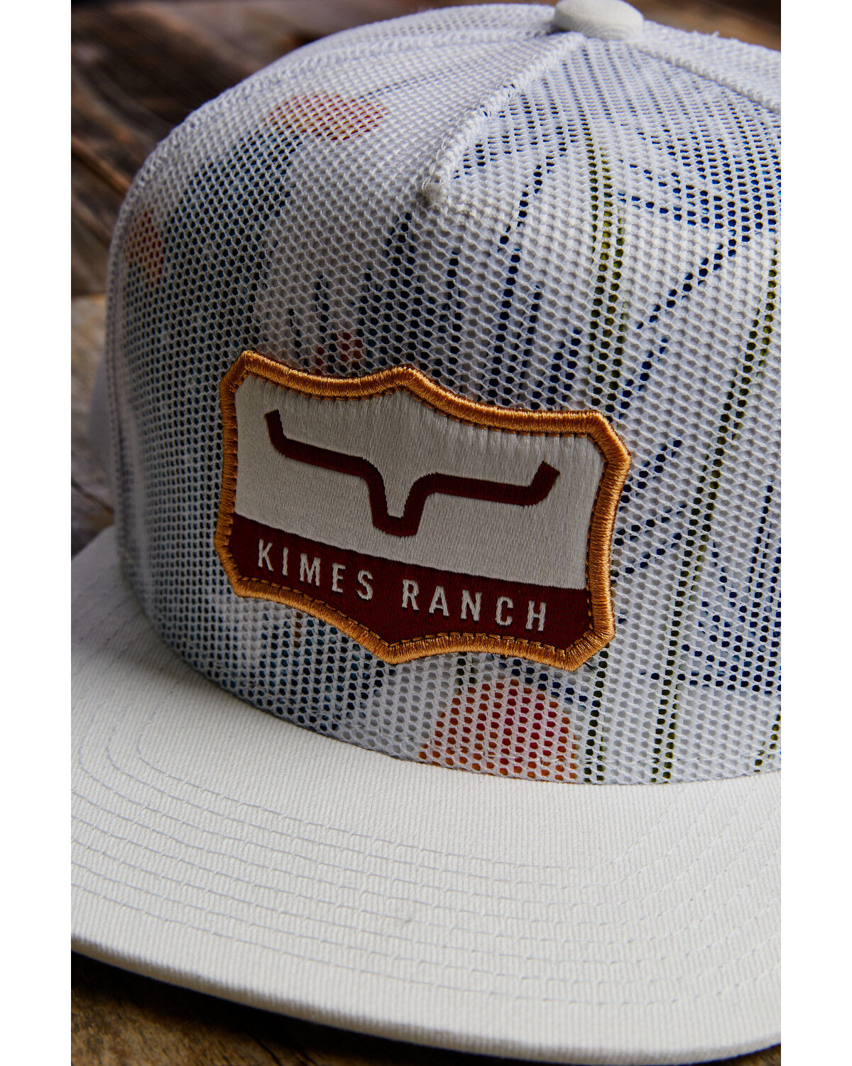 Image #2 - Kimes Ranch Men's Willard Palm Tree Trucker Cap, White, hi-res