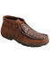 Image #1 - Twisted X Men's Ostrich Chukka Shoes - Moc Toe, Brown, hi-res