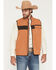 Image #1 - RANK 45&reg; Men's Alta Vista Color Block Softshell Vest, Rust Copper, hi-res