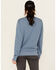 Image #4 - Carhartt Women's Tencel&trade; Fiber Series Relaxed Fit Sweatshirt, Light Blue, hi-res