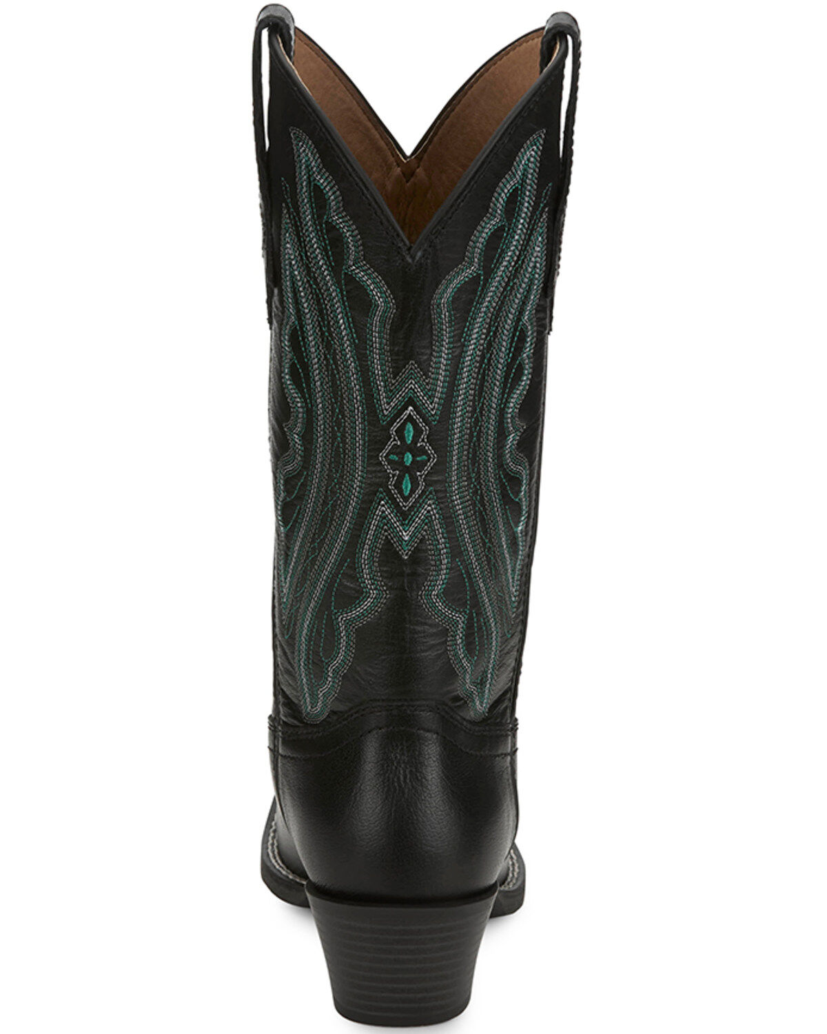 Image #5 - Justin Women's Rein Western Boots - Square Toe, Black, hi-res