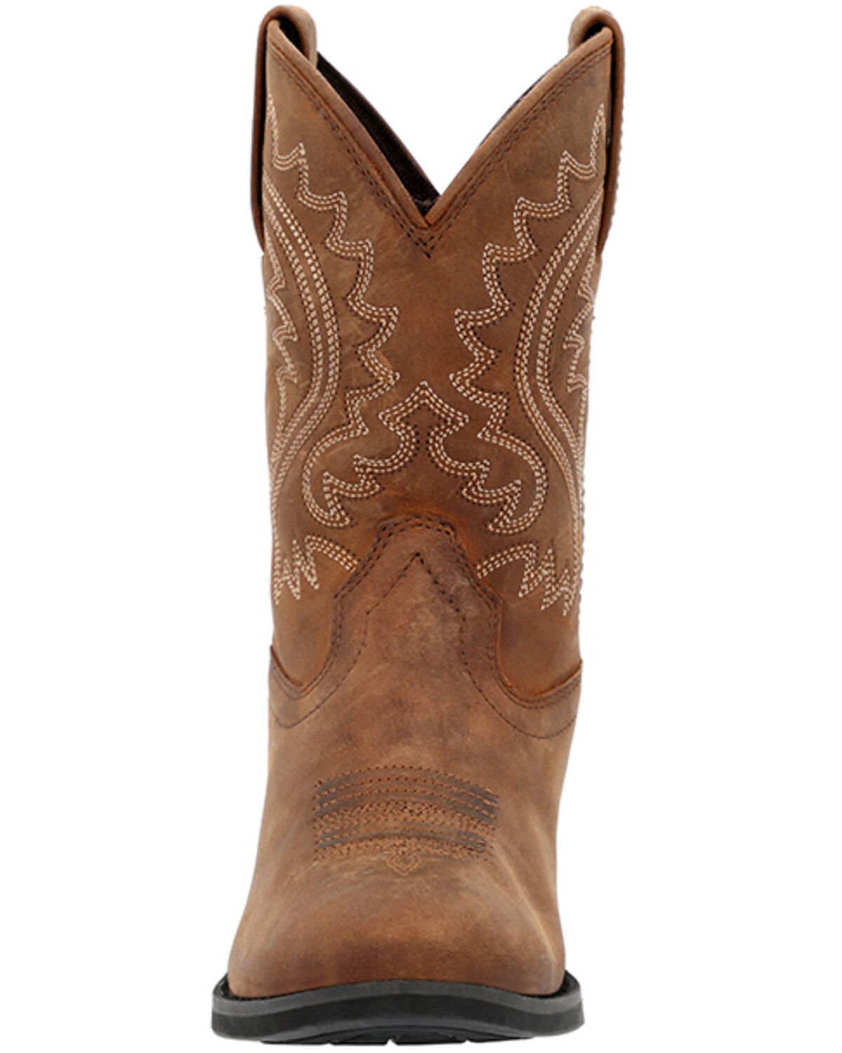 Image #4 - Durango Little Girls' Shyloh Western Boots - Round Toe, Brown, hi-res