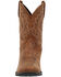 Image #4 - Durango Little Girls' Shyloh Western Boots - Round Toe, Brown, hi-res