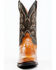 Image #4 - Dan Post Men's Camel Eel Exotic Western Boots - Square Toe, Brown, hi-res