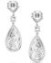 Image #2 - Montana Silversmiths Women's Moonlight Garden Crystal Earrings, Silver, hi-res