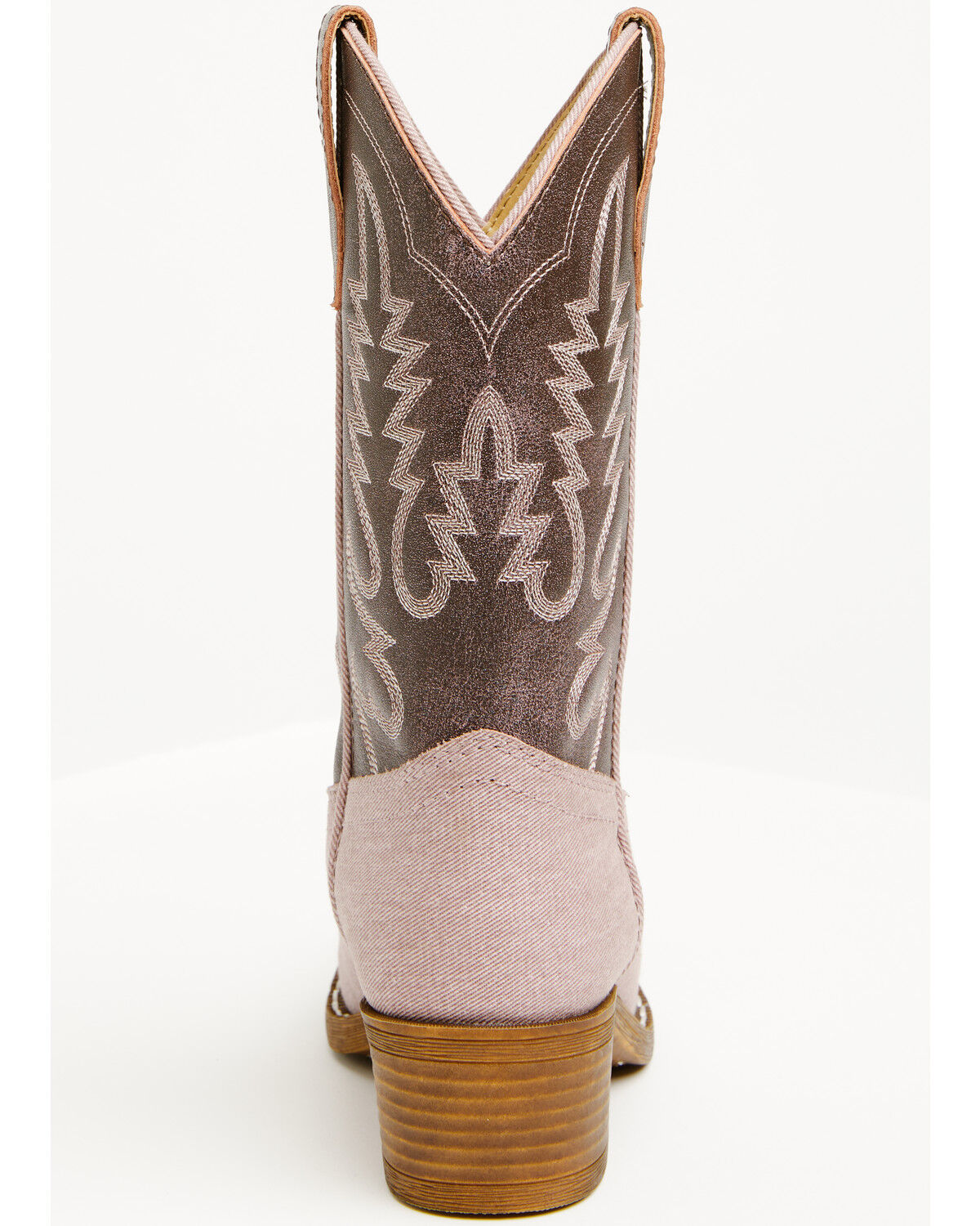 Image #5 - Shyanne Girls' Hallie Western Boots - Round Toe, Pink, hi-res