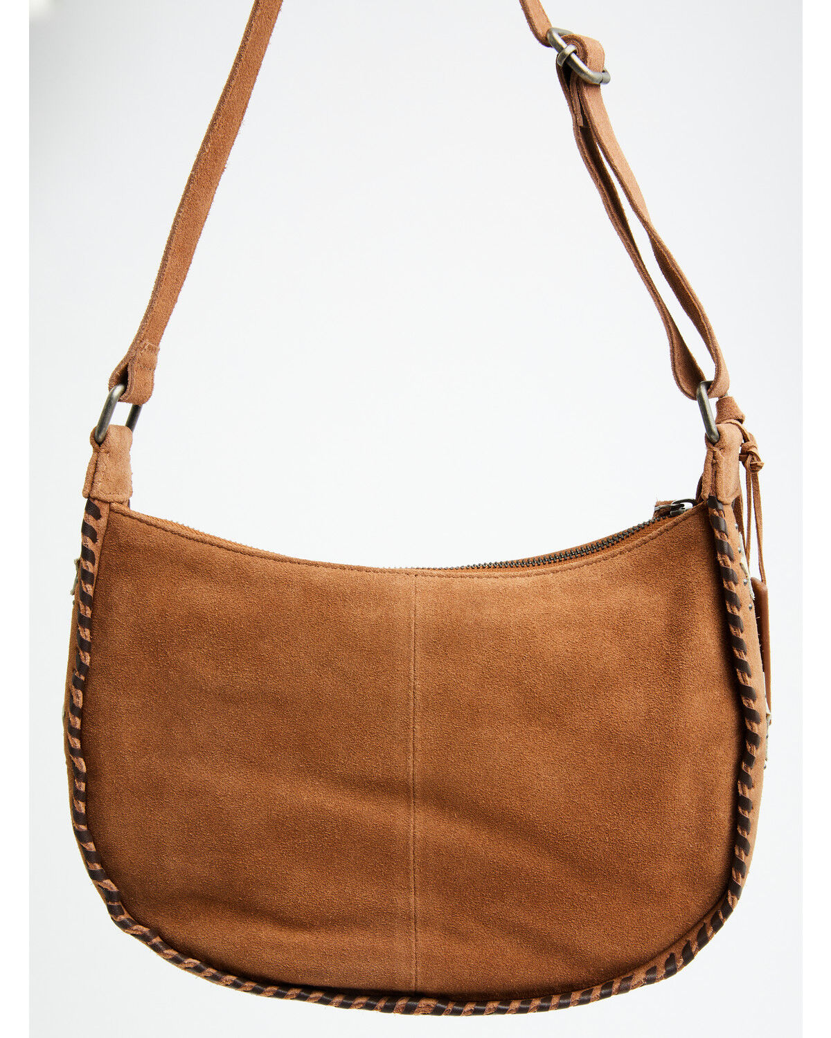 Image #4 - Idyllwind Women's Sabre Star Suede Shoulder Bag, Brown, hi-res