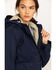 Image #4 - Carhartt Women's FR Full Swing Quick Duck Sherpa-Lined FR Jacket, Navy, hi-res