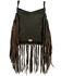 Image #2 - American West Women's Southwestern Tapestry Studded Fringe Crossbody Messenger, Multi, hi-res