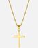 Image #1 - Montana Silversmiths Men's The Guardian Cross Necklace, Silver, hi-res