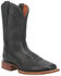 Image #1 - Dan Post Men's Milo Western Performance Boots - Broad Square Toe, Black, hi-res