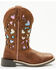 Image #2 - Shyanne Girls' Mi Amor Glitter Inlay Western Boots - Broad Square Toe, Rainbow, hi-res