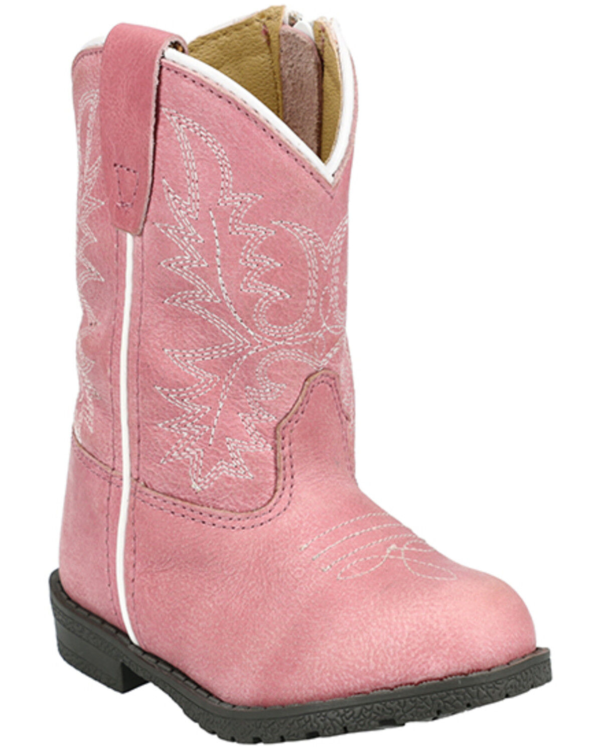 Smoky Mountain Toddler Girls' Hopalong Western Boots - Round Toe, Pink, hi-res