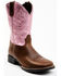 Image #1 - Shyanne Girls' Miss Molly Western Boots - Broad Square Toe, Pink, hi-res