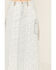 Image #2 - POL Women's Lace Light Wash Denim Midi Skirt, Light Wash, hi-res