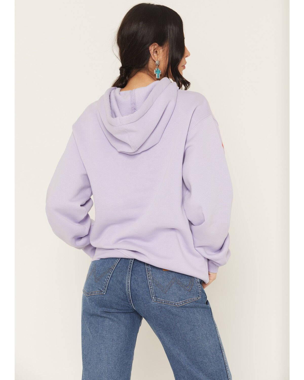 Image #4 - Wrangler Retro Women's Logo Hoodie, Purple, hi-res