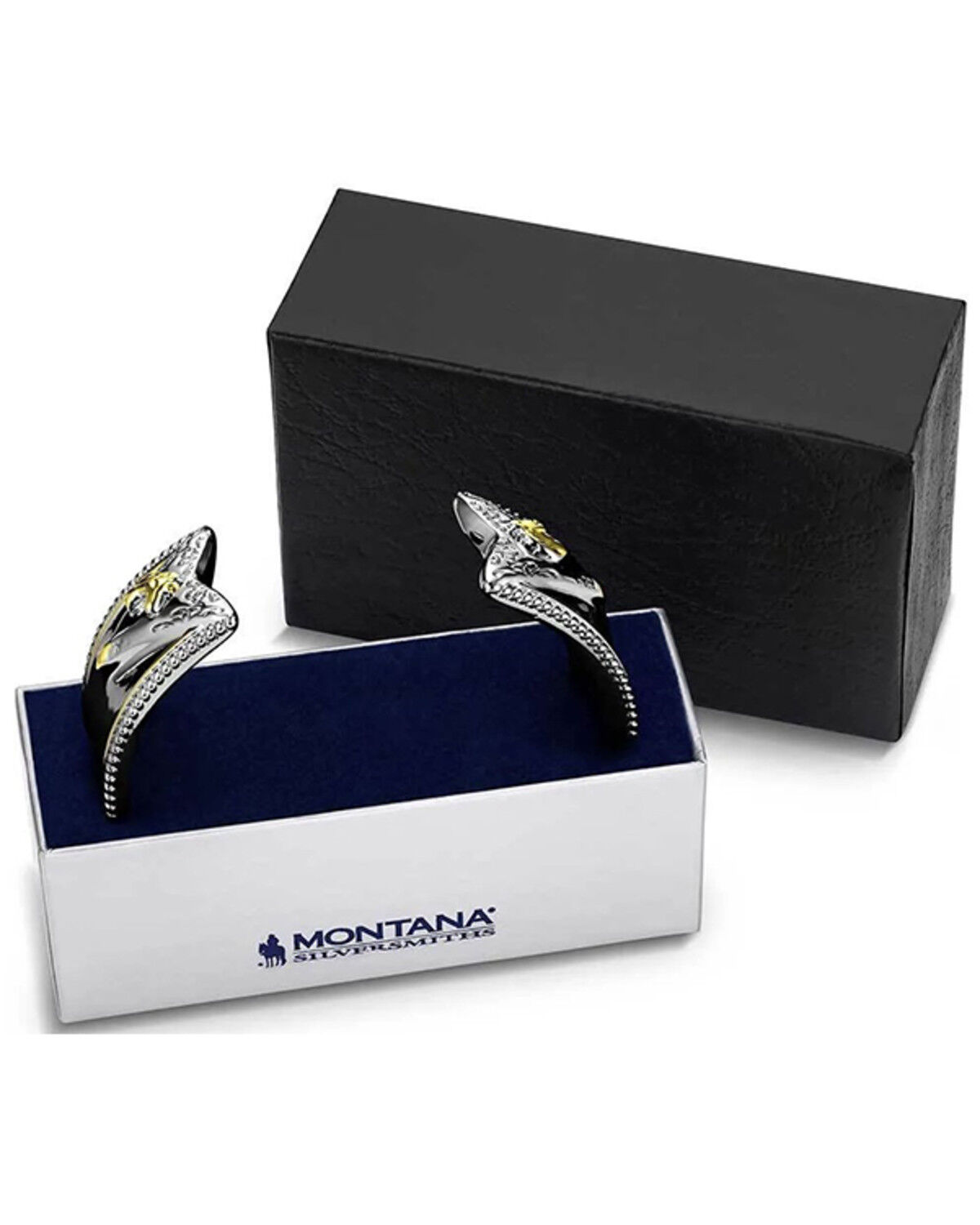 Image #2 - Montana Silversmiths Women's Regal Rider Cuff Bracelet, Silver, hi-res