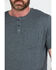 Image #4 - Hawx Men's Pocket Henley Short Sleeve Work T-Shirt - Tall, Charcoal, hi-res