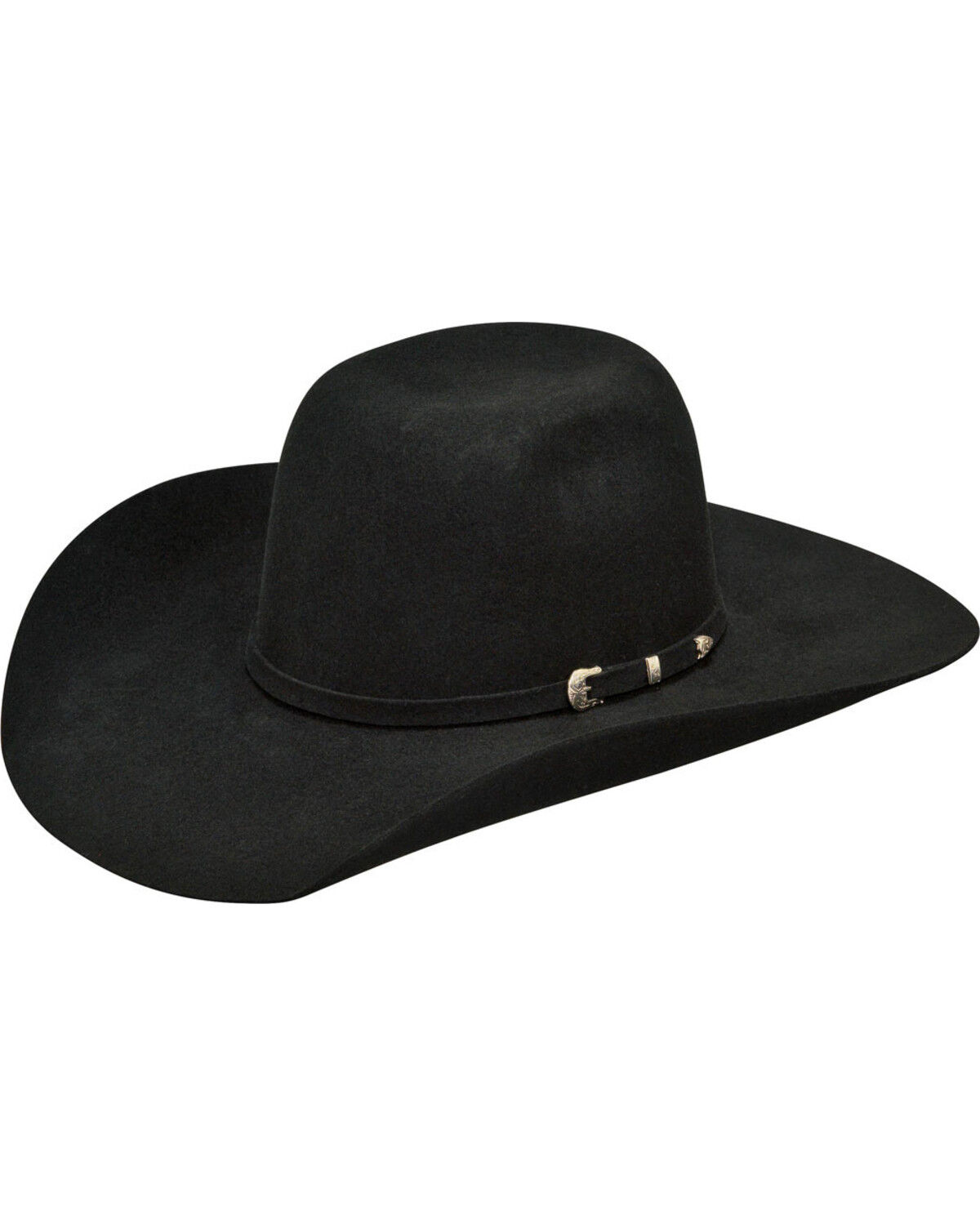 Image #1 - Ariat Youth Wool Western Hat, Black, hi-res