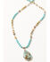 Image #2 - Shyanne Women's Wild Blossom Mixed Stone Pendant Necklace, Multi, hi-res