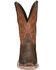 Image #4 - Tony Lama Men's Rowel Safari Cowhide Leather Western Boots - Square Toe , Brown, hi-res