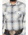 Image #3 - Pendleton Men's Frontier Plaid Print Long Sleeve Snap Western Shirt, Charcoal, hi-res