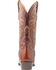 Image #7 - El Dorado Men's Handmade Ostrich Leg Brass Western Boots - Medium Toe, Bronze, hi-res